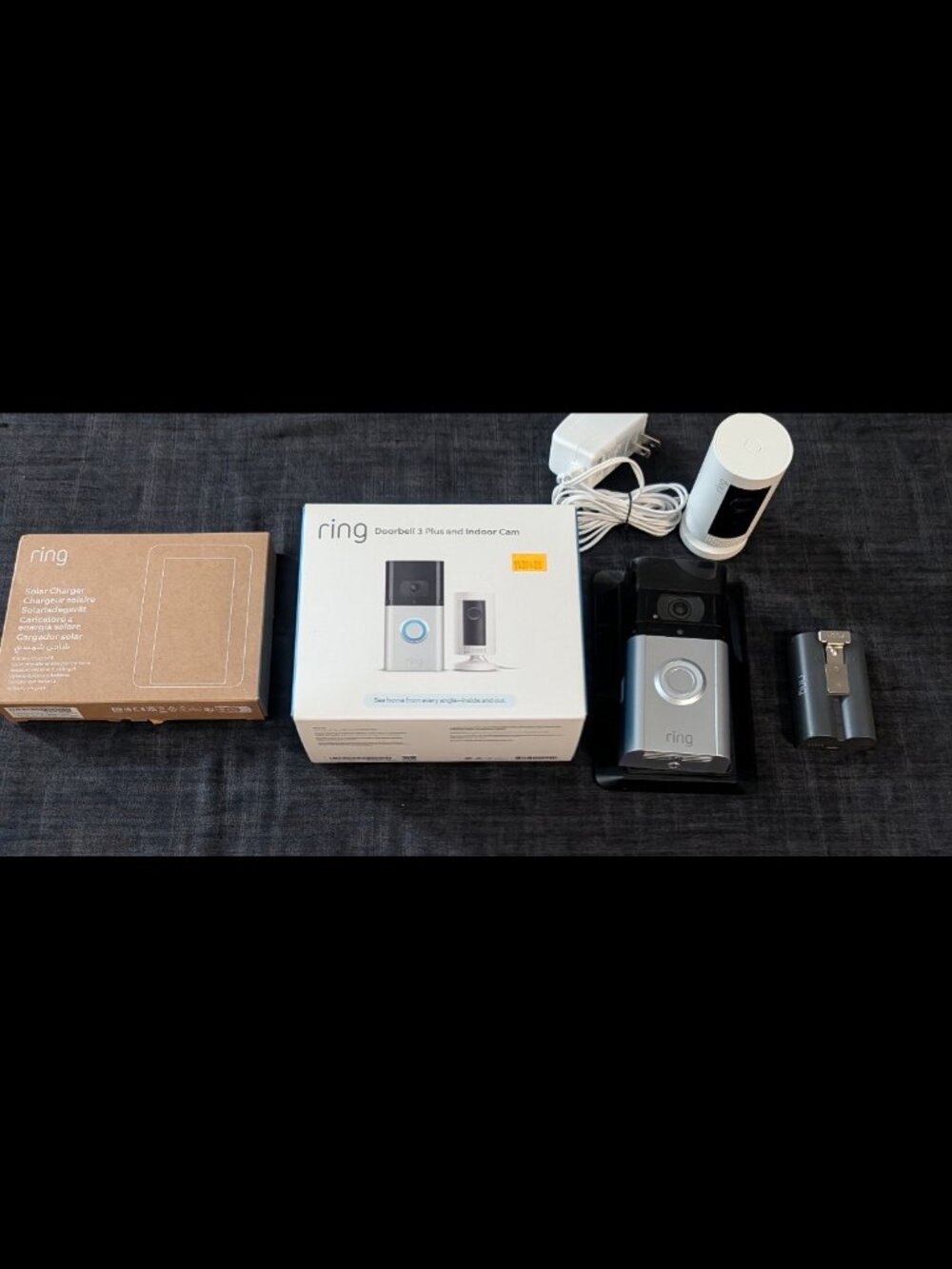 Ring Doorbell 3 Plus & Indoor Cam Bundle + Solar Charger Extension 🌟